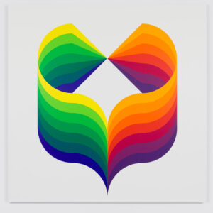 reproduction photographique - Julio Le parc - Ondes 174