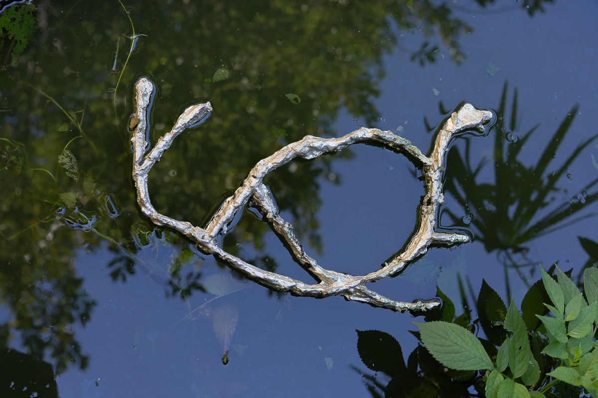 Dominique Lacloche, installation dans le jardin du Palazzo Soranzo Cappello, Venise